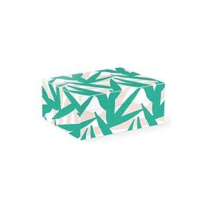 Fringe Studio Pas Green Leaves Medium Square Trinket Box